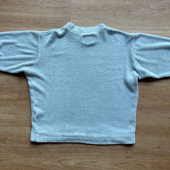 Wooly Mock Neck Sweatshirt “Siesta Key” (Gray) - Picture 5 of 9